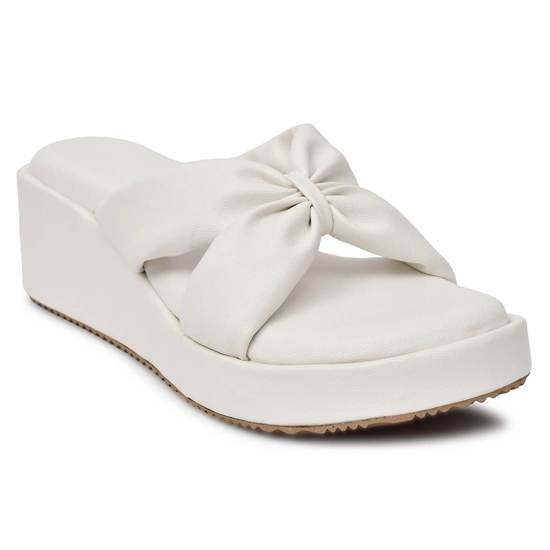     			Rimezs White Women's Slip On Heels