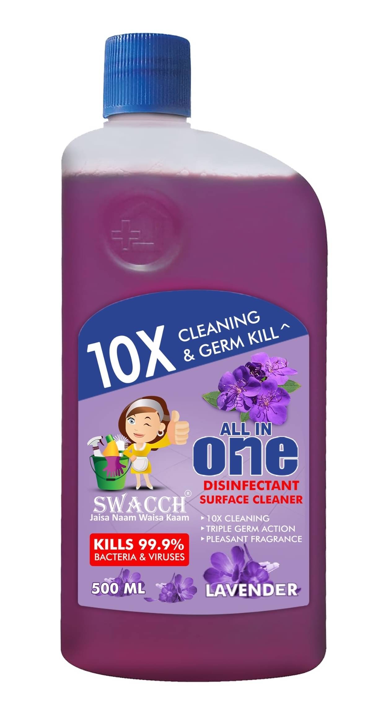     			SWACCH Floor Cleaner Lavender 500 mL
