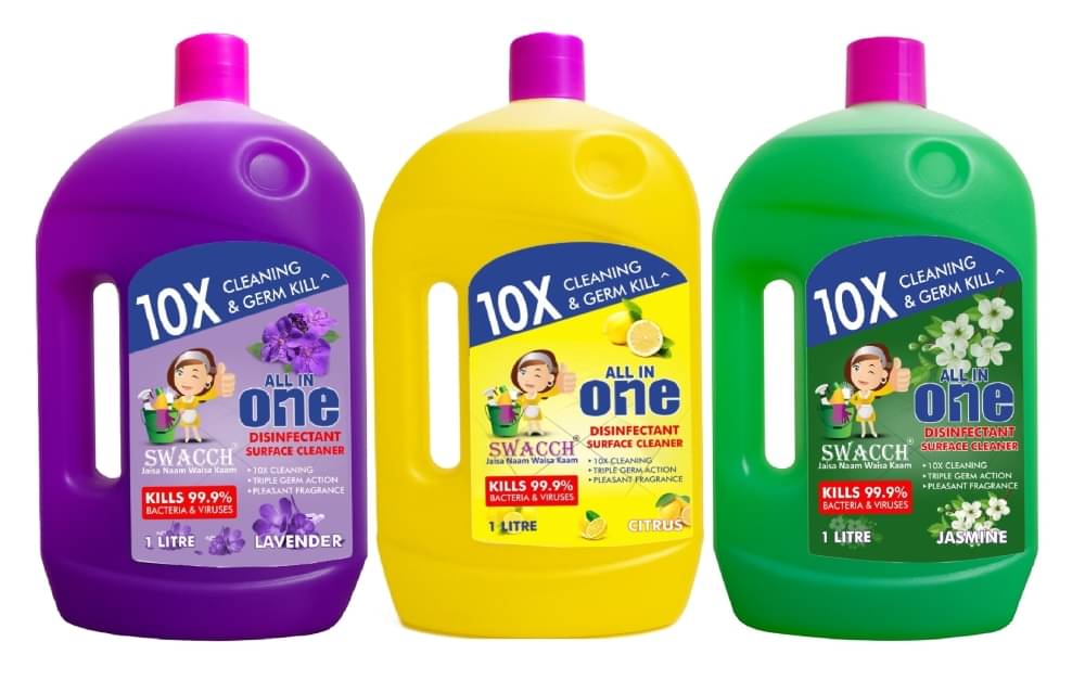     			SWACCH Floor Cleaner Lavender , Lemon , & Jasmine 3 L