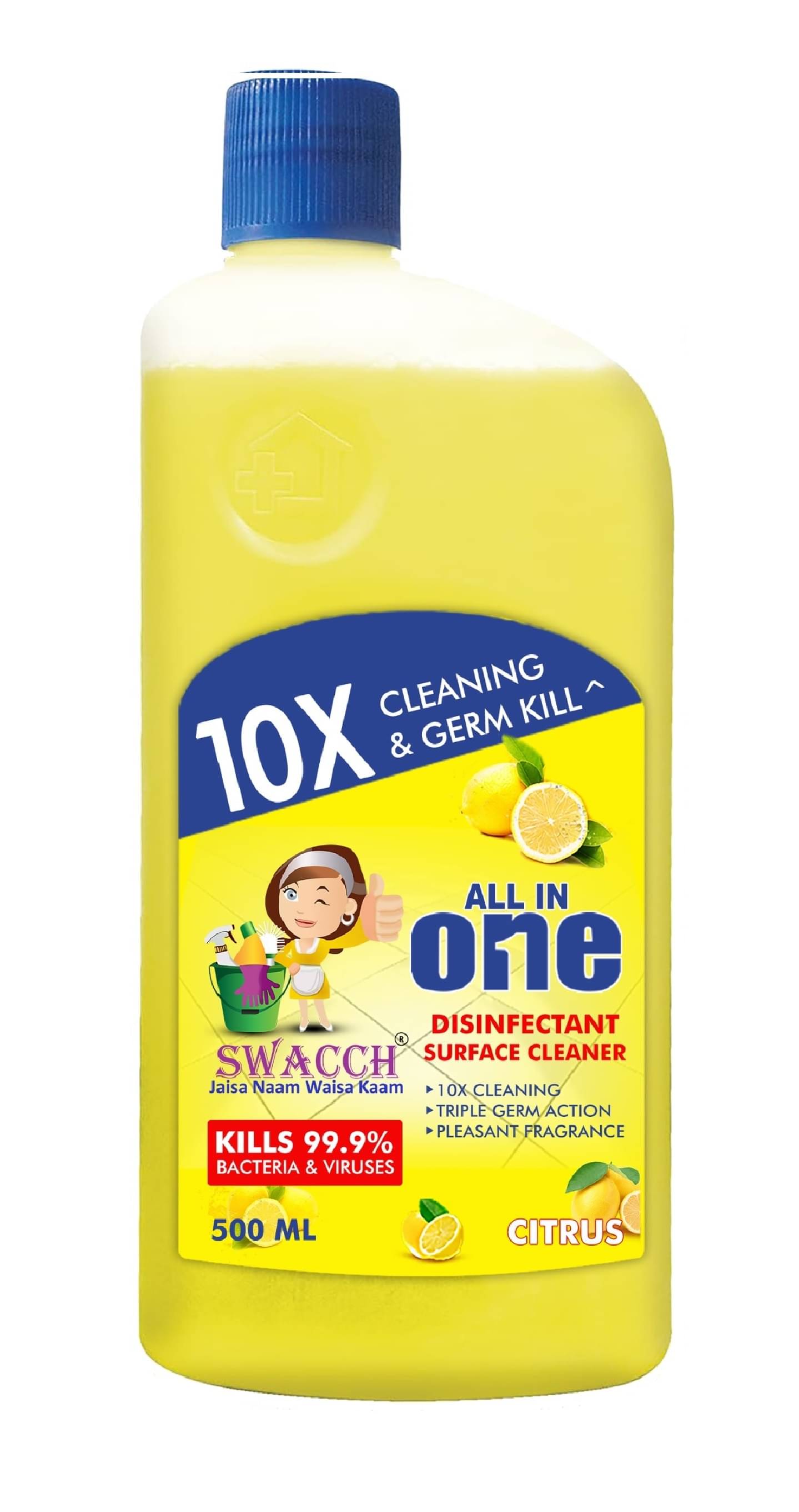     			SWACCH Floor Cleaner Lemon 500 mL