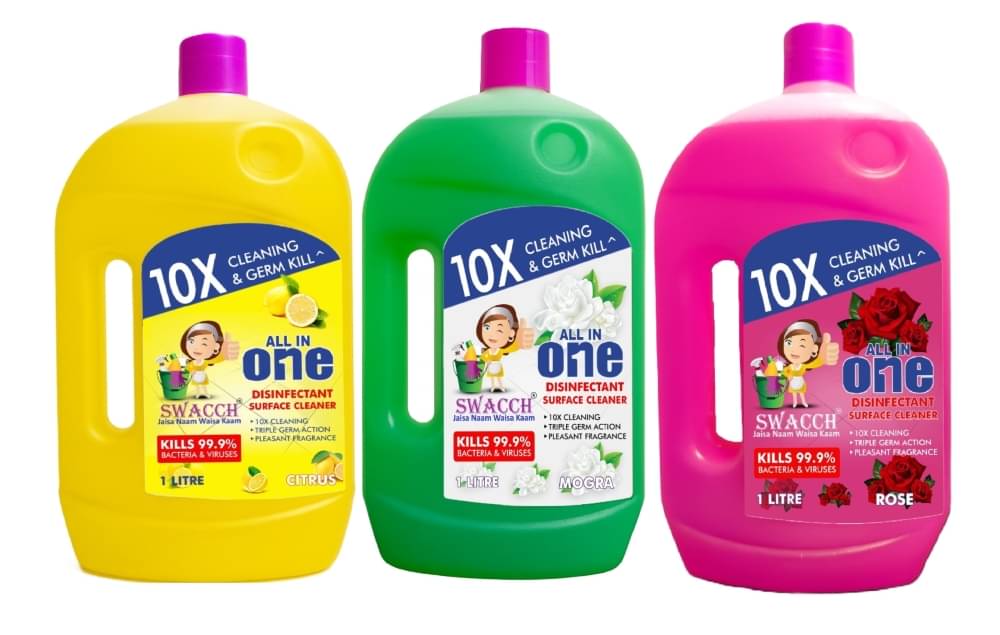     			SWACCH Floor Cleaner Lemon , Mogra & Rose 3 L
