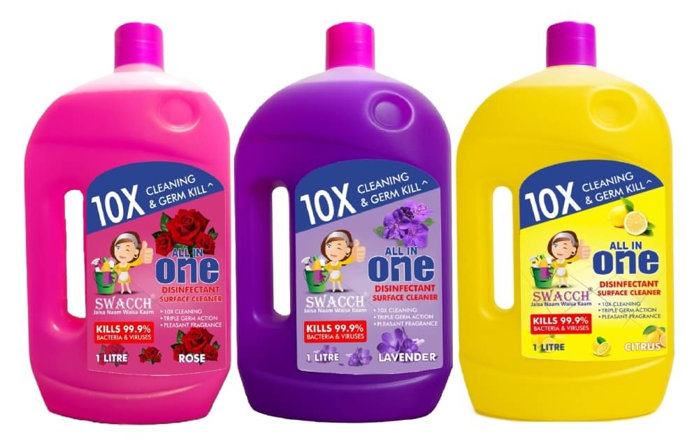     			SWACCH Floor Cleaner Rose , Lavender & Lemon 3000 L
