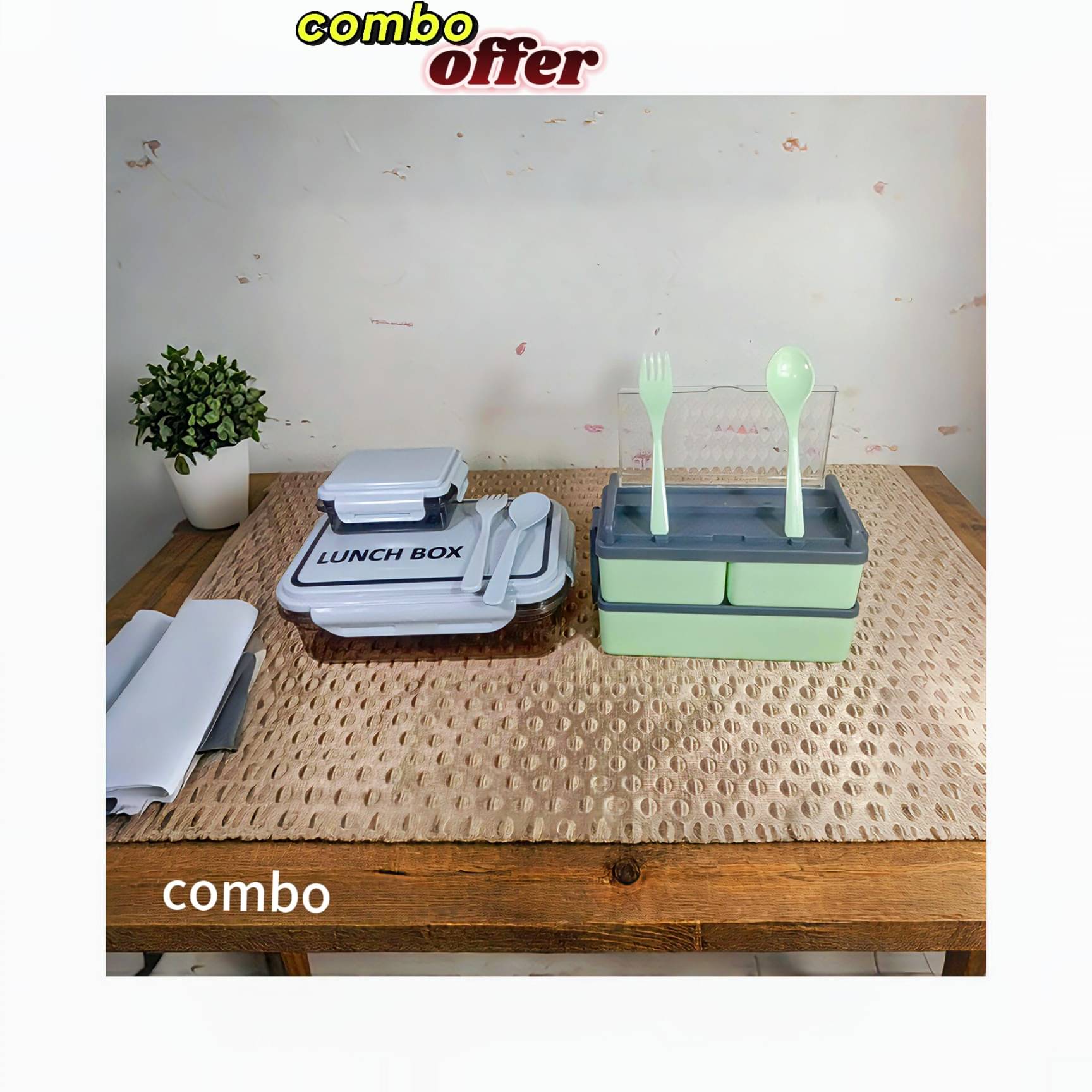 Simply lunch box - Green Plastic Lunch Box ( Pack of 1 ) Simply lunch box - Green Plastic Lunch Box ( Pack of 1 )