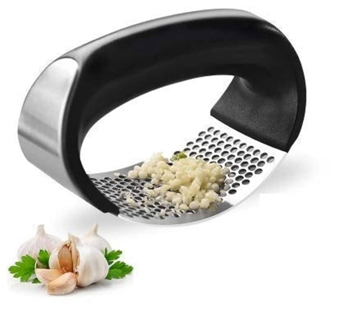     			Steel Garlic Press/Garlic Crusher(Set of 1)