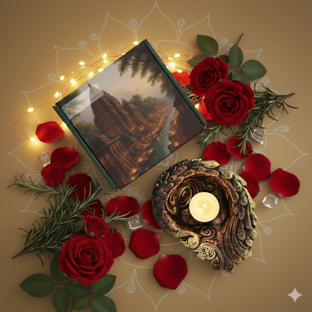     			THE HANDICRAFTIAN Terracotta Table Diya - Pack of 1