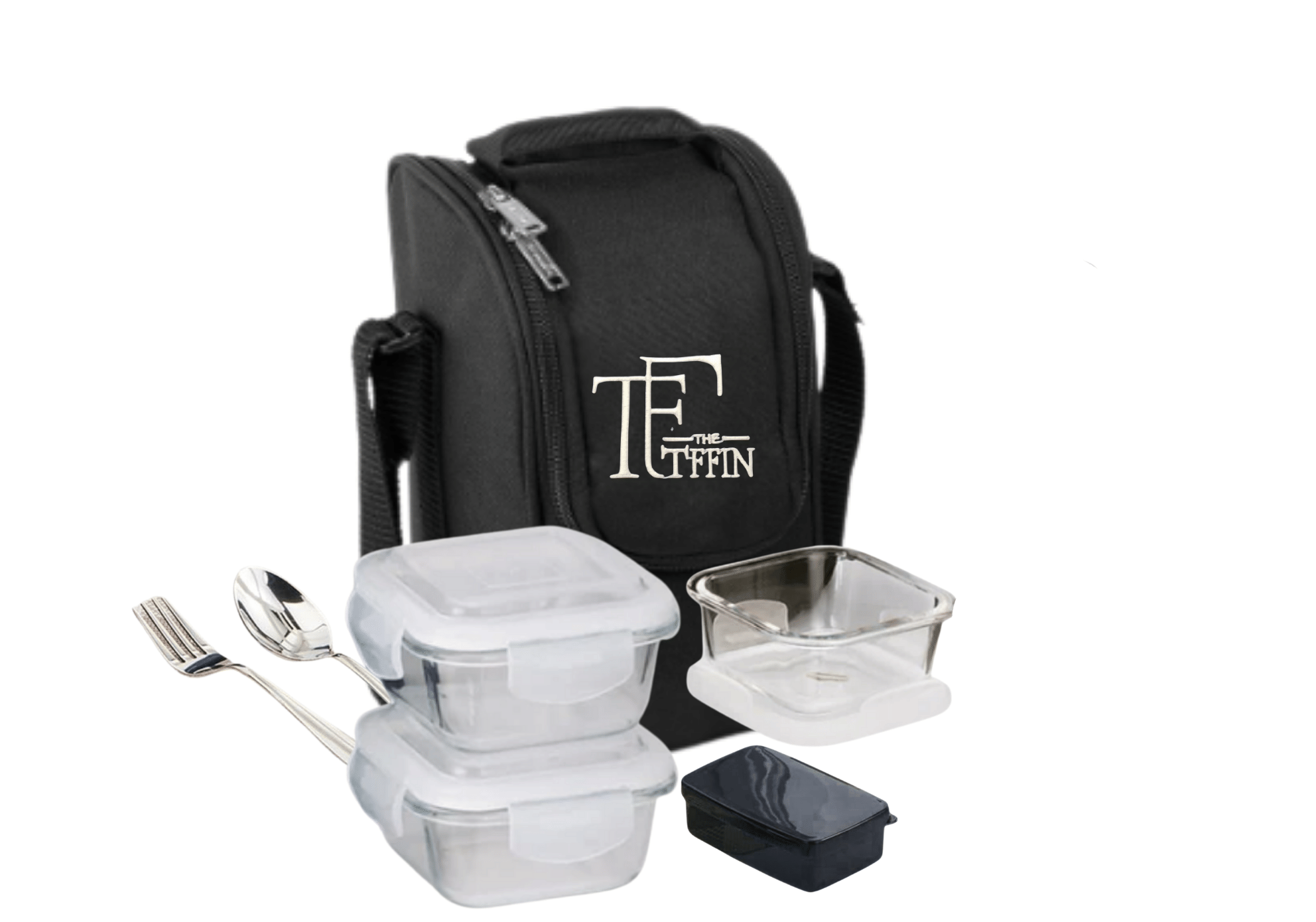     			THE TFFIN Glass Lunch Box 3 - Container ( Pack of 3 )