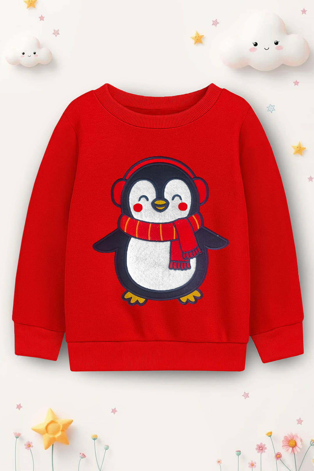     			Trampoline Pack of 1 Boys Fleece Sweatshirt ( Red )