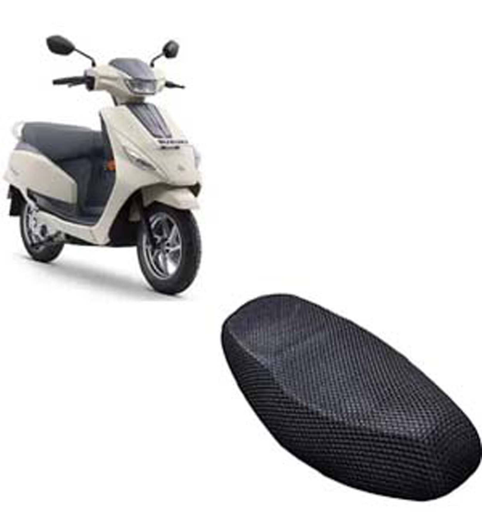     			Universal 4XL Mesh Seat Cover – Jaali Pattern for Scooters