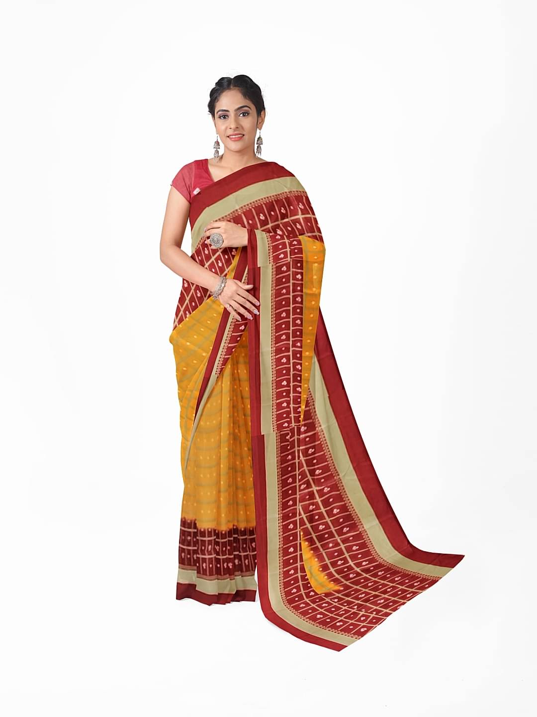     			Vkaran Silk Woven Paithani Sarees With Unstitched Blouse Piece ( Multicolor 3 )