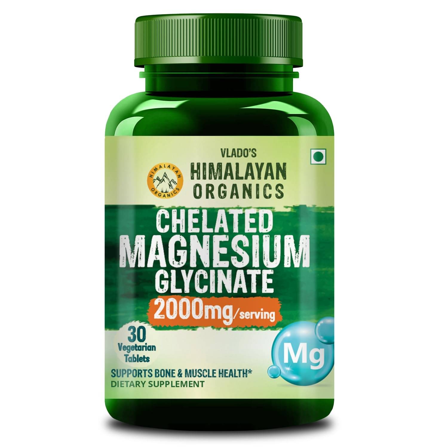     			Vlado's Himalayan Organics Magnesium Glycinate 30 no.s Minerals Tablets