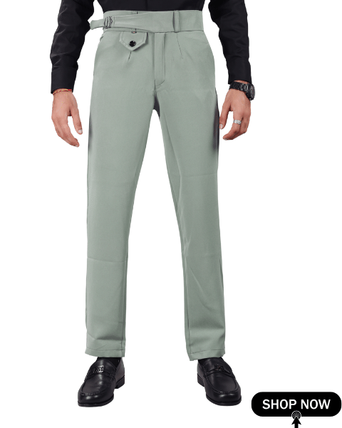     			Woozie Regular Men's Formal Trouser - Lime Green ( Pack of 1 )