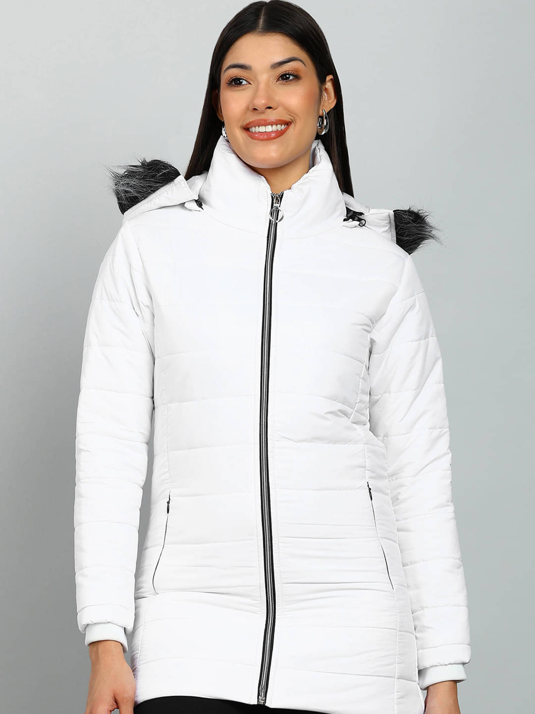 XFOX Women Quilted Jacket ( White ) XFOX Women Quilted Jacket ( White )