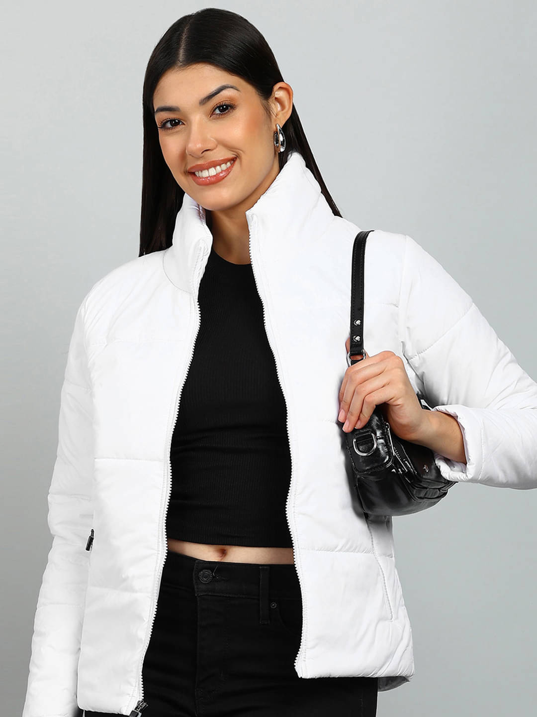 XFOX - Polyester White Quilted/Padded Jackets XFOX - Polyester White Quilted/Padded Jackets