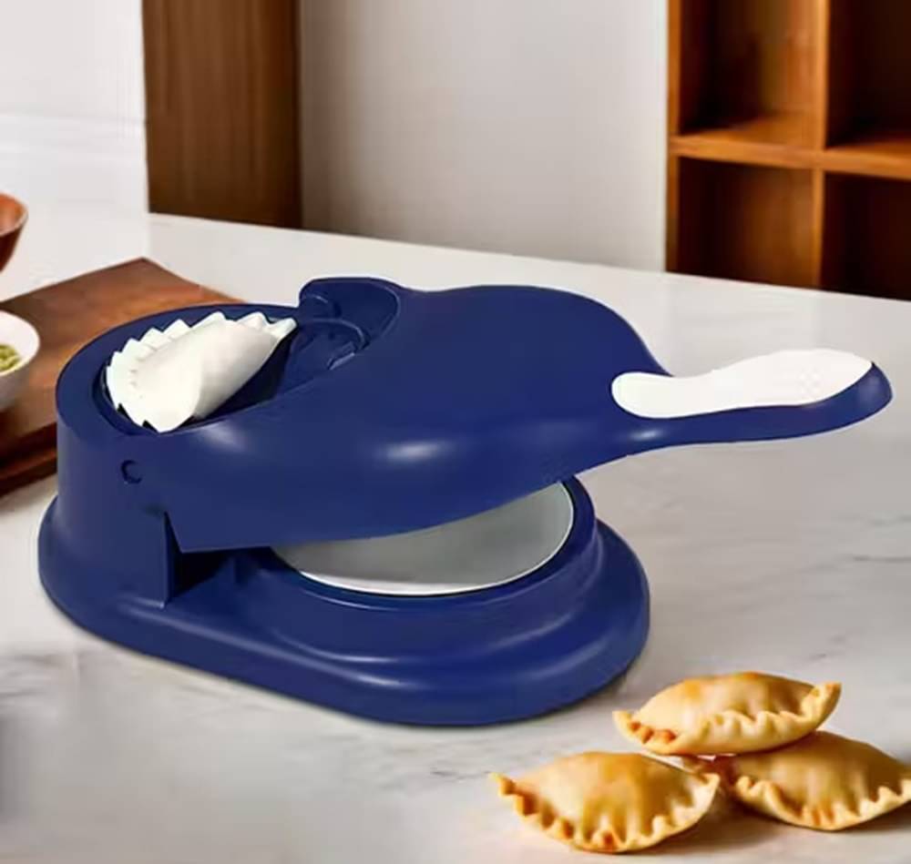     			analog kitchenware 2 in 1 Skin Dumpling Puri Press / Samosa / Ghughra / Gujiya /Momo's Maker Machine Set Of 1 PIC