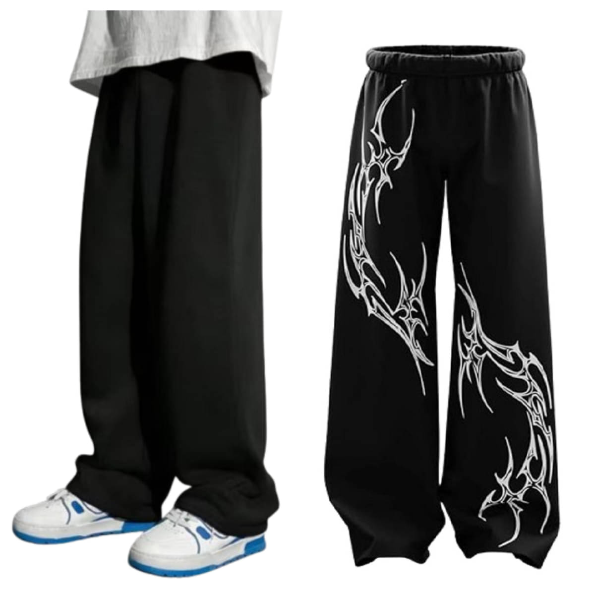     			attitude start of fashion Black Lycra Men's Joggers ( Pack of 2 )