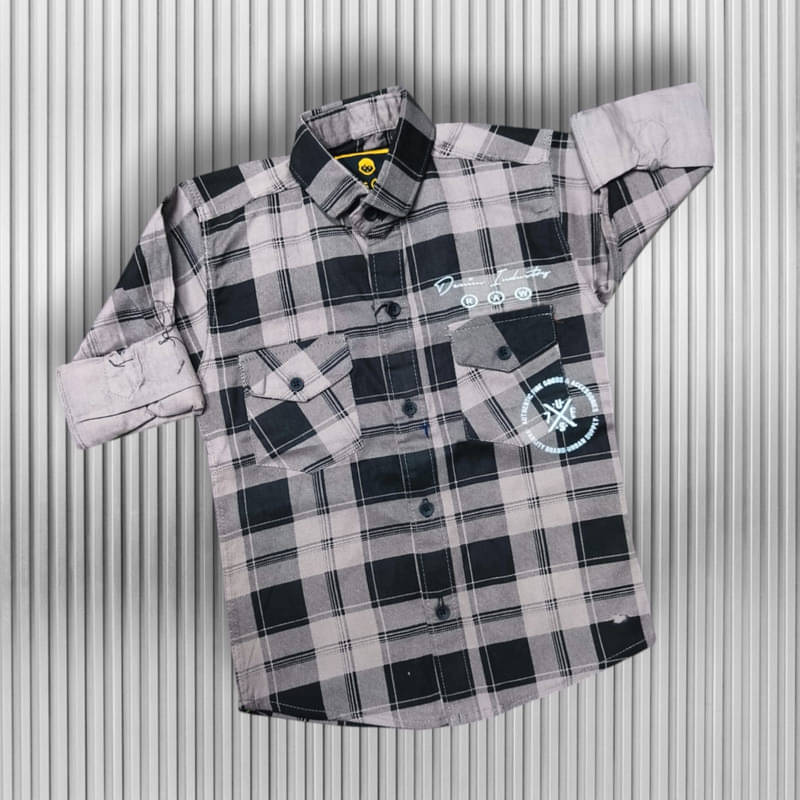 kiyansh club Pack of 1 Boys 100% Cotton Full Sleeves Shirt ( Beige )     			kiyansh club Pack of 1 Boys 100% Cotton Full Sleeves Shirt ( Beige )