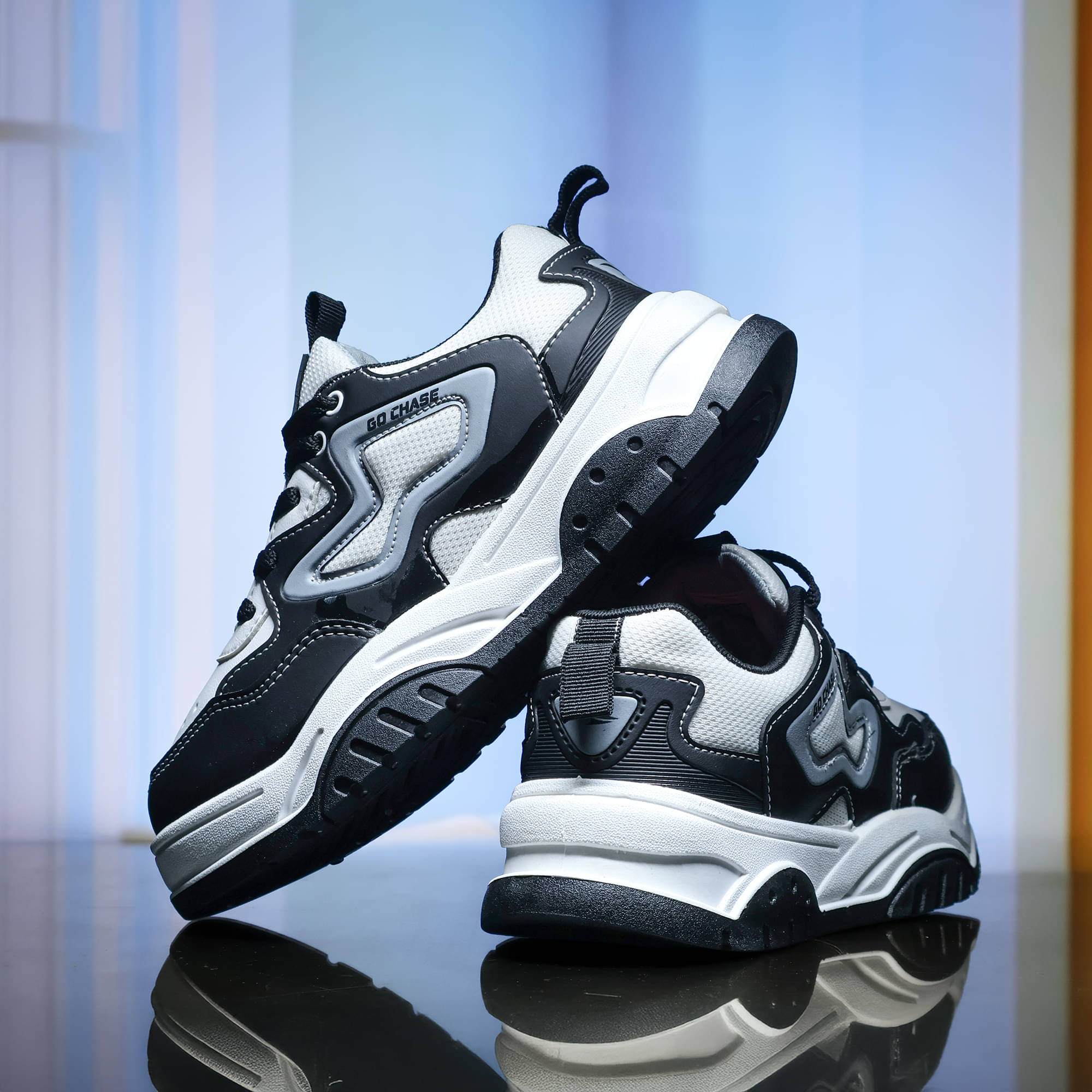     			ASIAN Black Women's Sneakers