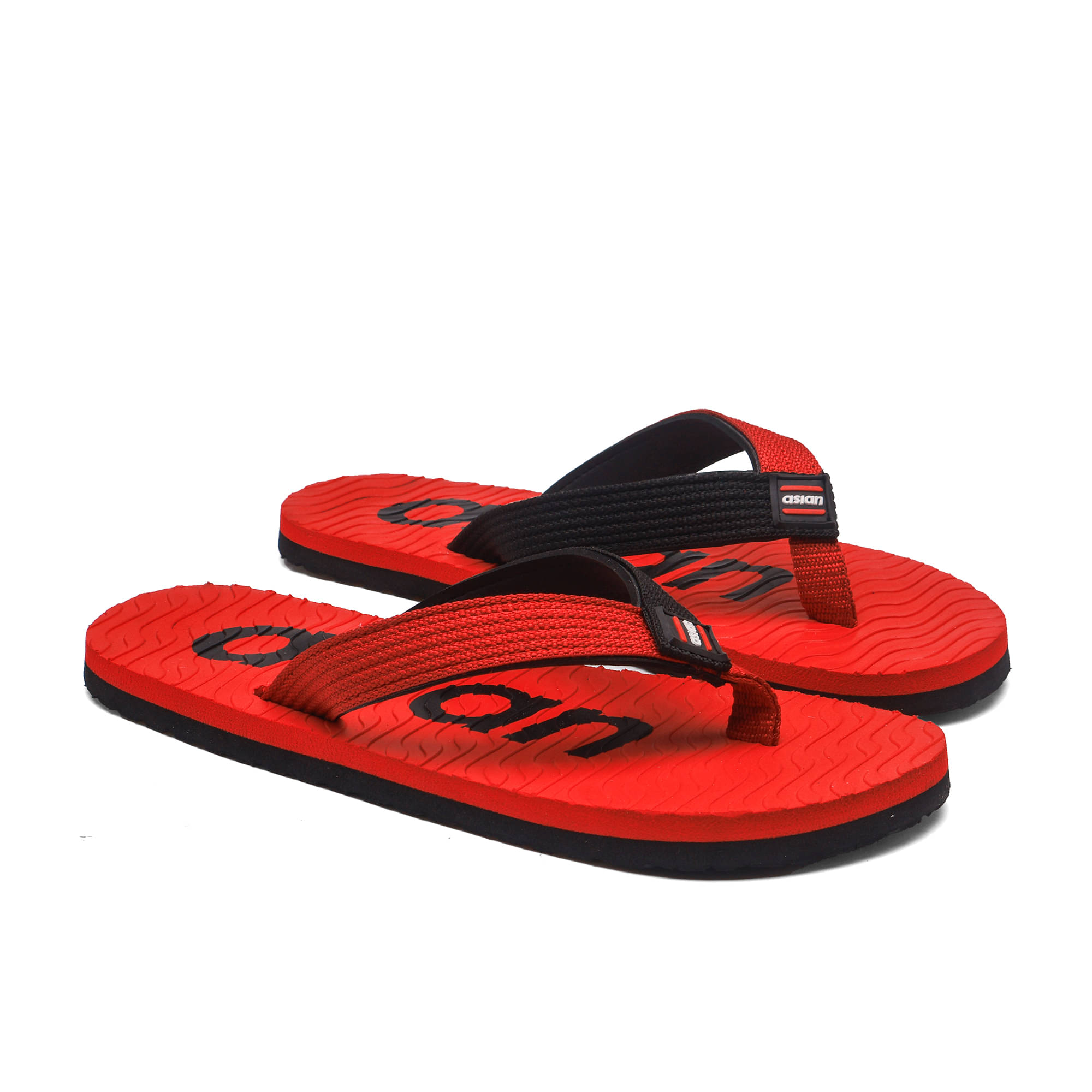     			ASIAN Red Men's Daily Slipper
