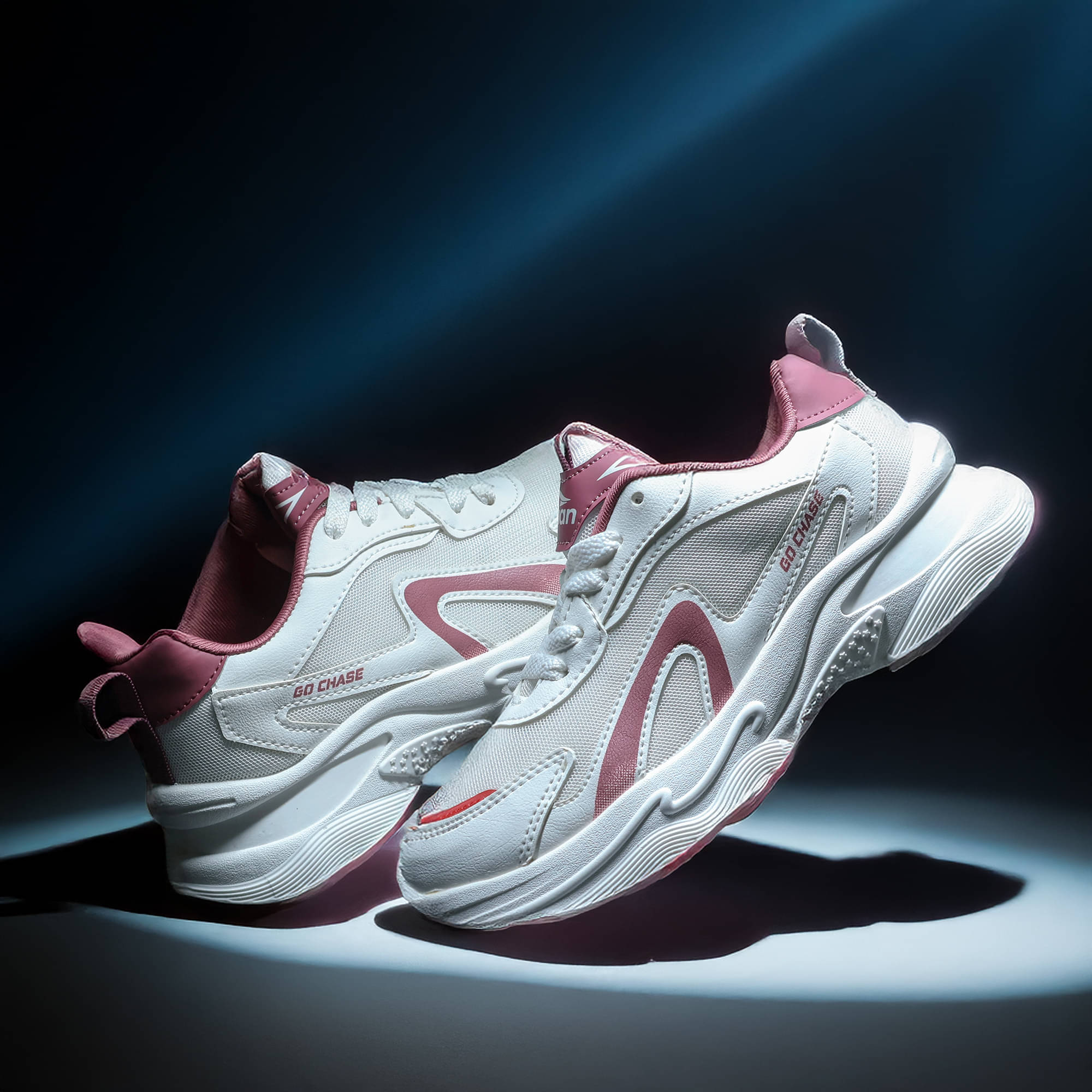     			ASIAN White Women's Sneakers