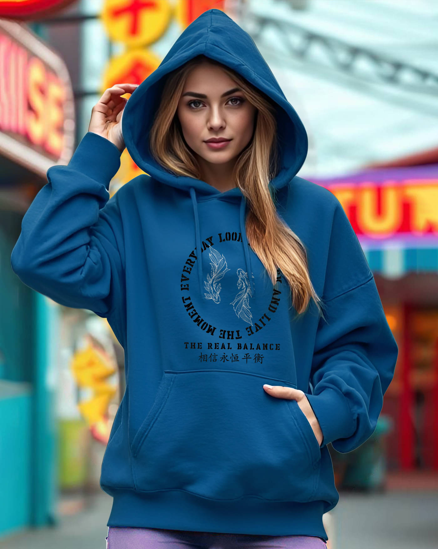     			AUSK Women Fleece Hooded Sweatshirt For Light Winters ( Turquoise )