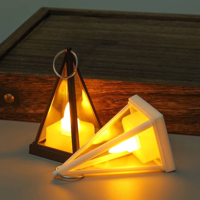     			Adorazone Black LED Tea Light Candle 10 cm ( Pack of 6 )