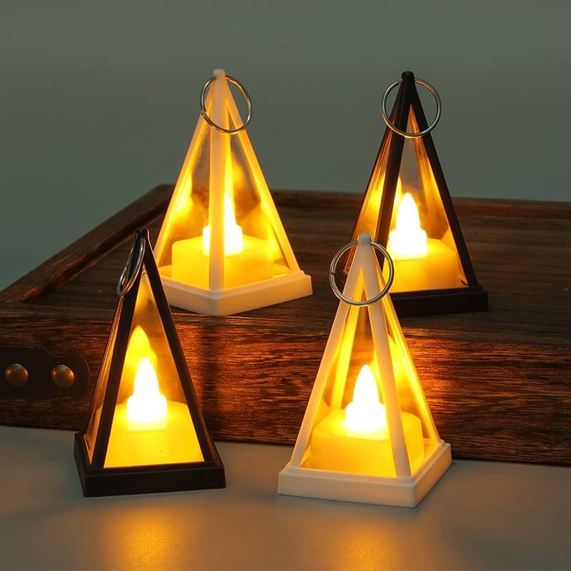     			Adorazone Black LED Tea Light Candle 10 cm ( Pack of 6 )