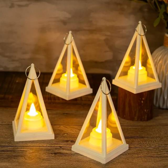     			Adorazone Black LED Tea Light Candle 10 cm ( Pack of 2 )