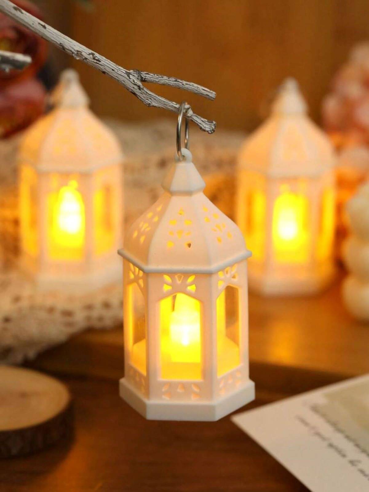     			Adorazone White LED Tea Light Candle 10 cm ( Pack of 2 )