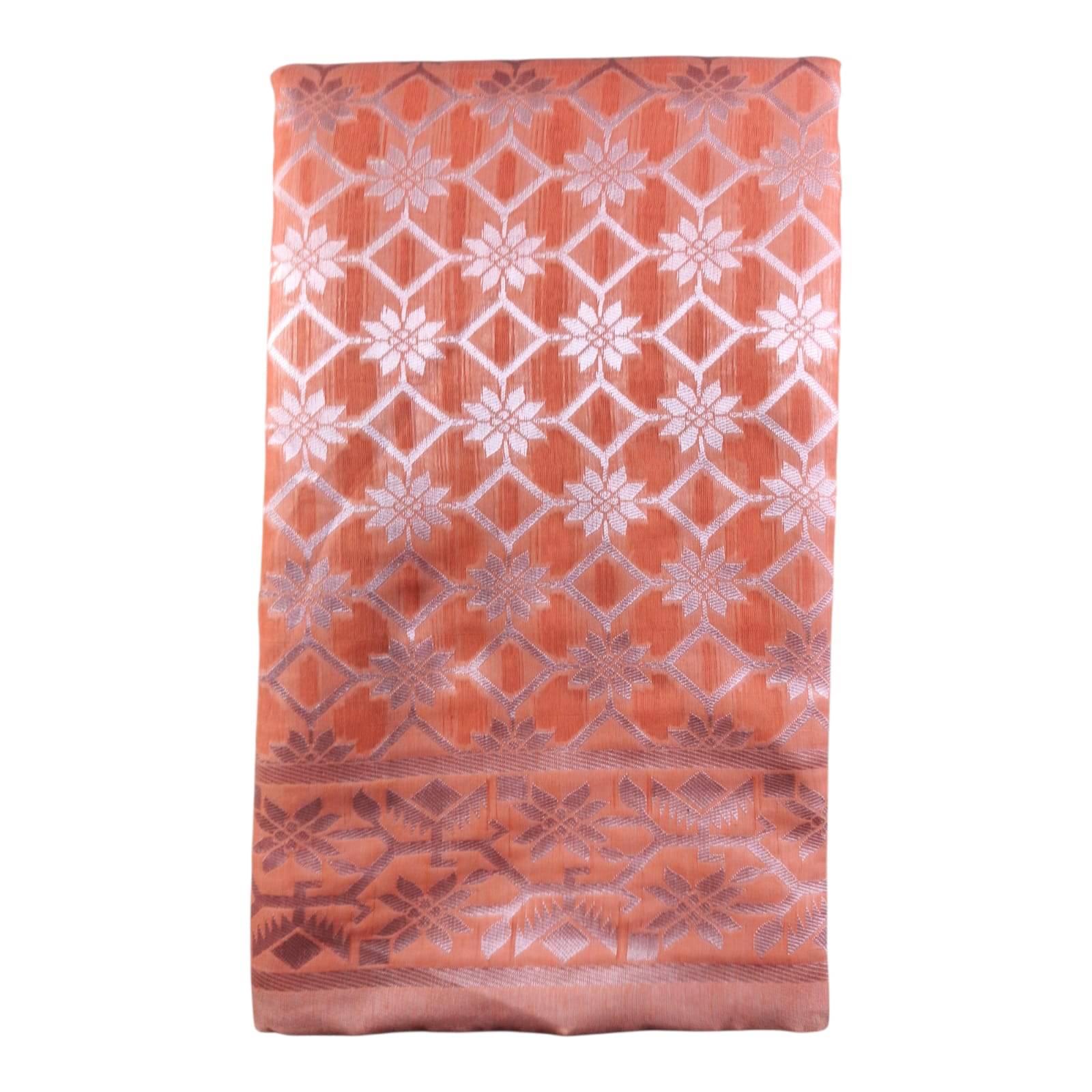 Anaya Saree Cotton Silk Self Design Banarasi saree With Unstitched Blouse Piece ( Fluorescent Orange ) Anaya Saree Cotton Silk Self Design Banarasi saree With Unstitched Blouse Piece ( Fluorescent Orange )