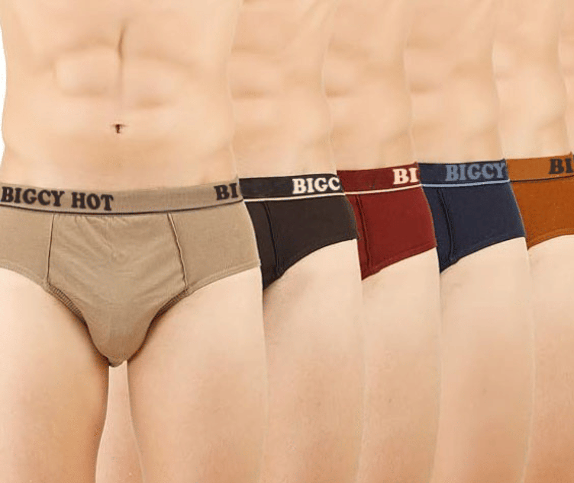 BIGCY HOT Pack of 4 Cotton Briefs For Men's ( Multicolor1 ) BIGCY HOT Pack of 4 Cotton Briefs For Men's ( Multicolor1 )