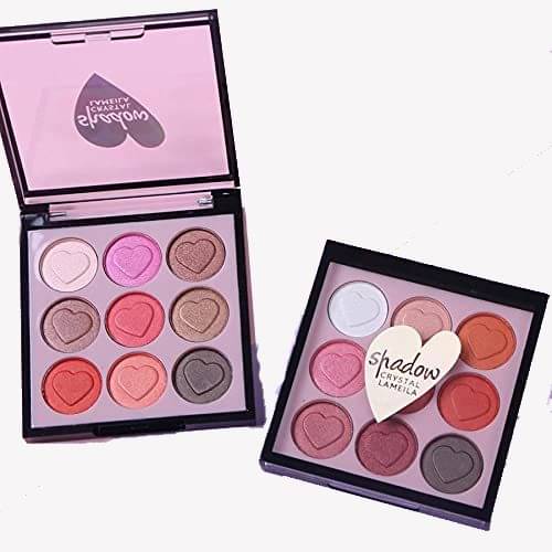 BLUSHIS Nude Eyeshadow Palette 9 shades Multicolor Matte & Shimmery Finish     			BLUSHIS Nude Eyeshadow Palette 9 shades Multicolor Matte & Shimmery Finish