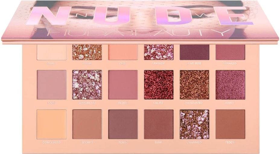     			BLUSHIS Nude Eyeshadow Palette 18 shades Multicolor Matte & Shimmery Finish