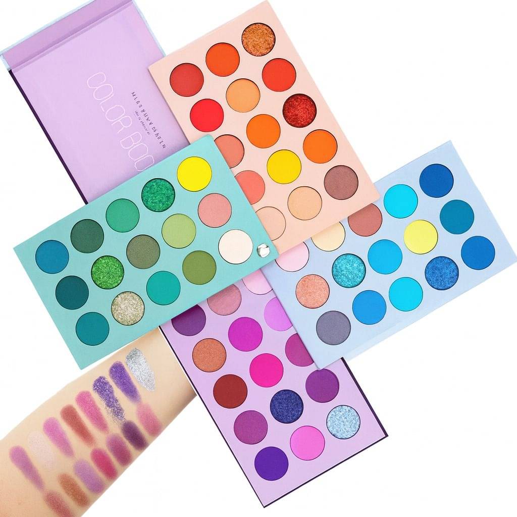 BLUSHIS Beauty Glazed Eyeshadow Palette 60 Colors Mattes And Shimmers High Pigmented Color Palette     			BLUSHIS Beauty Glazed Eyeshadow Palette 60 Colors Mattes And Shimmers High Pigmented Color Palette