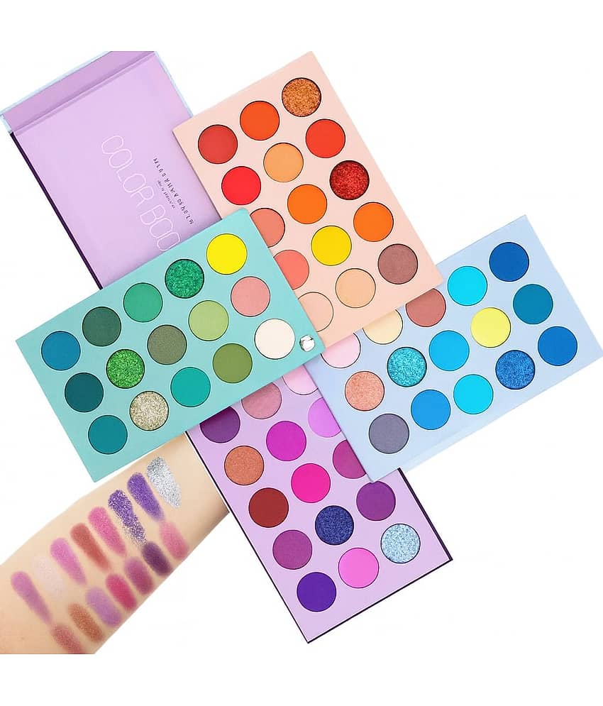 BLUSHIS Beauty Glazed Eyeshadow Palette 60 Colors Mattes And Shimmers High Pigmented Color Palette - Makeup - Eyes | Buy online on ZillyBuy