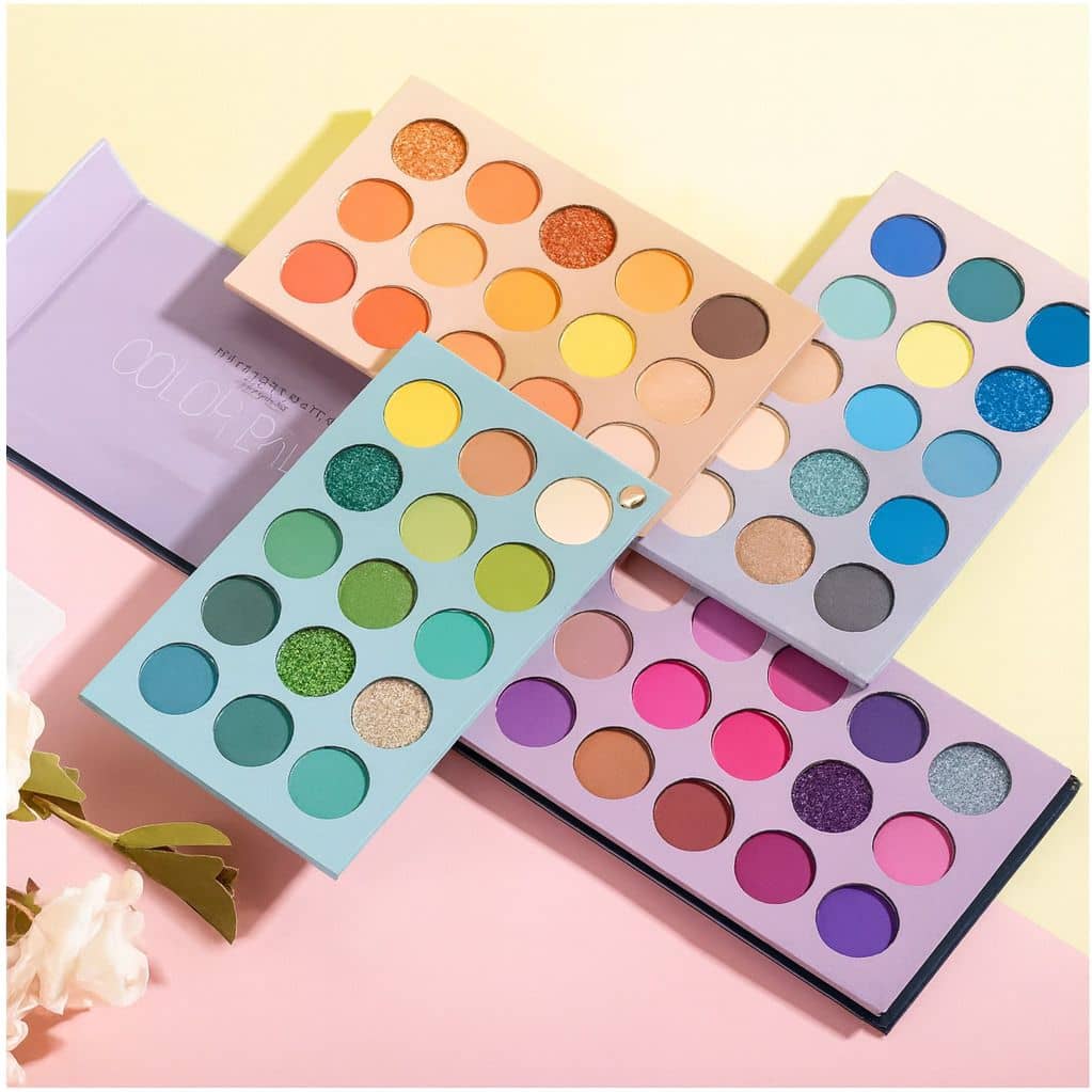 BLUSHIS Beauty Glazed Eyeshadow Palette 60 Colors Mattes And Shimmers High Pigmented Color Palette - Makeup - Eyes | Buy online on ZillyBuy