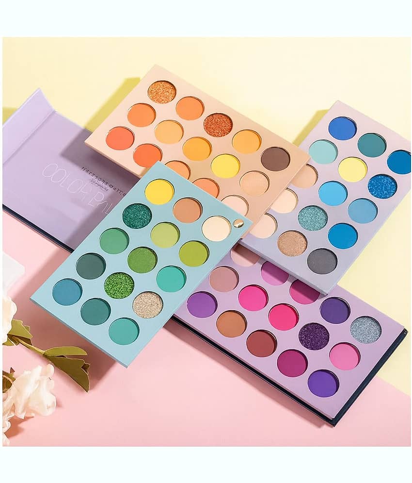 BLUSHIS Beauty Glazed Eyeshadow Palette 60 Colors Mattes And Shimmers High Pigmented Color Palette - Makeup - Eyes | Buy online on ZillyBuy