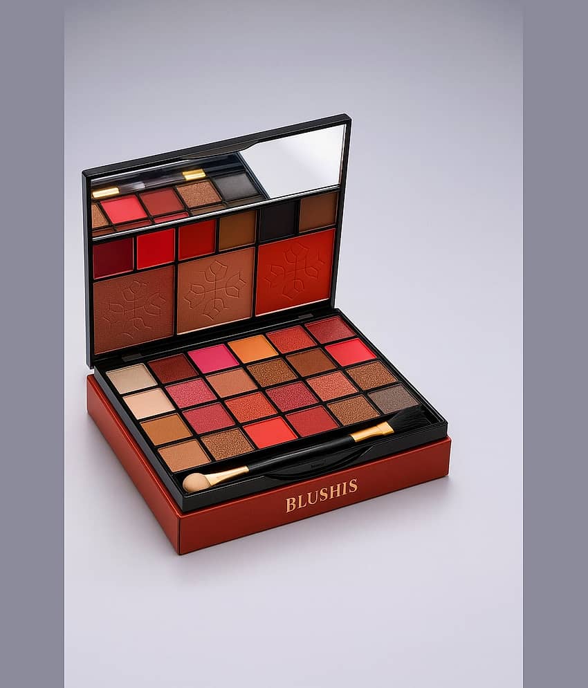 BLUSHIS Professional Makeup Kit For Girls Eyeshadow, Blush, Highlighter, Contour, Lip Gloss, Eyebrow Powder - Makeup - Eyes | Buy online on ZillyBuy