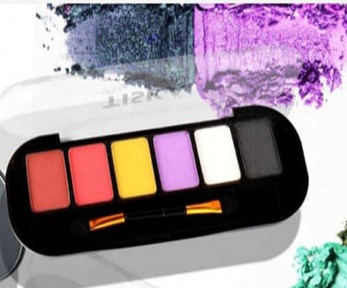 BLUSHIS 6 Color Pressed Pigmented Eyeshadow Palette     			BLUSHIS 6 Color Pressed Pigmented Eyeshadow Palette