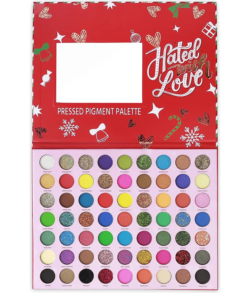 BLUSHIS 63 Color Pressed Pigment Eyeshadow Palette, 200gms - Makeup - Eyes | Buy online on ZillyBuy