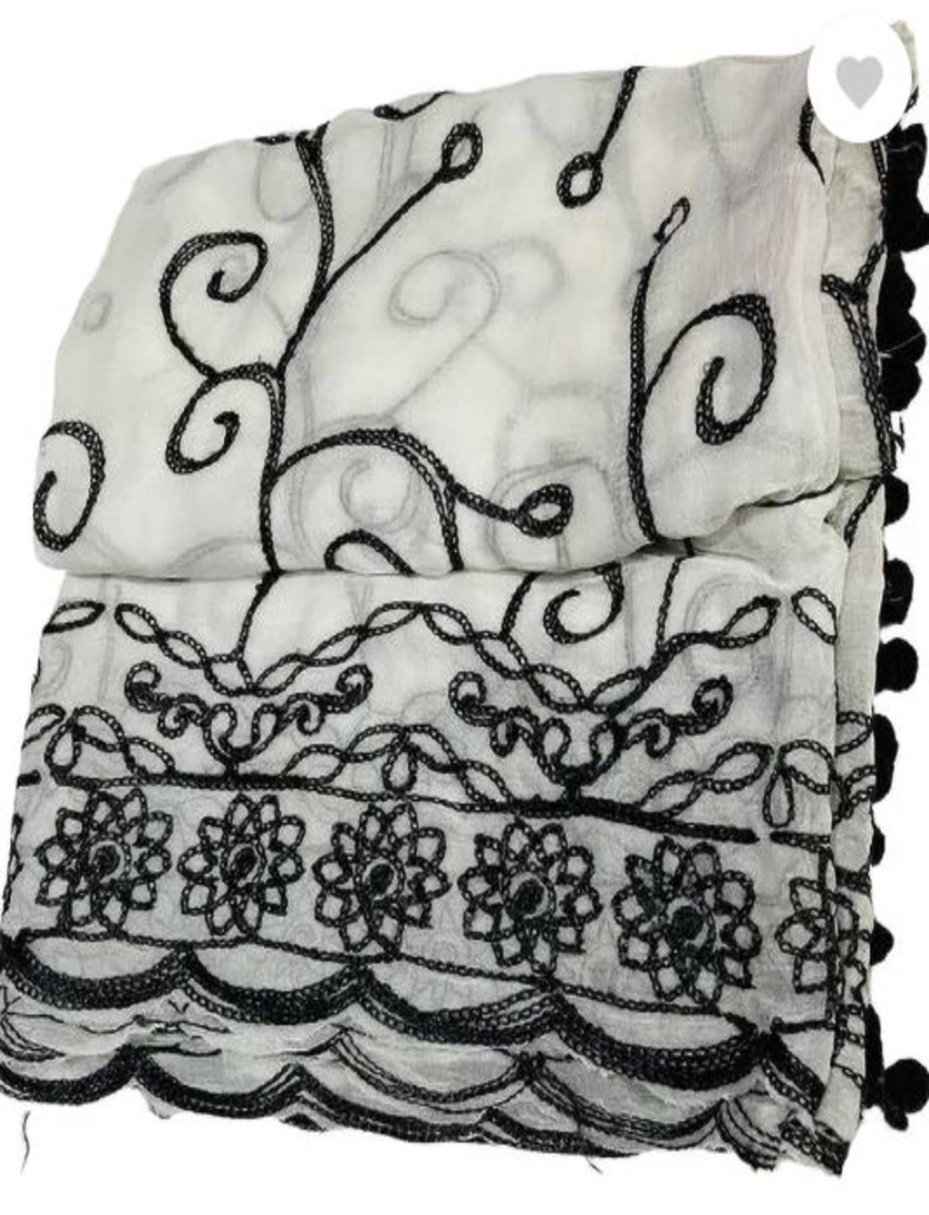     			Blushe Chiffon Women Dupatta ( White , Pack of 1 )
