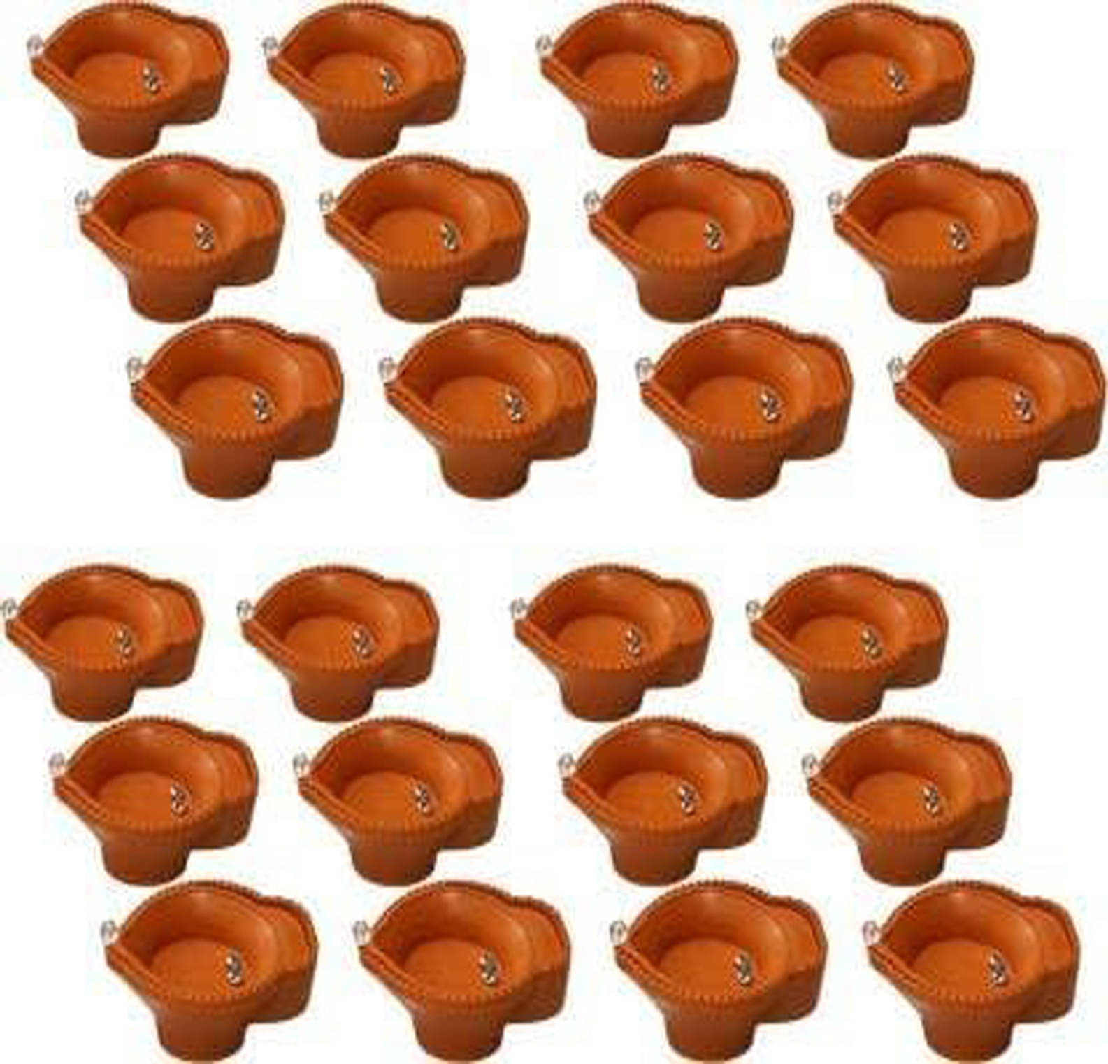     			Deals kart delhi Plastic Electric Diya - Pack of 24