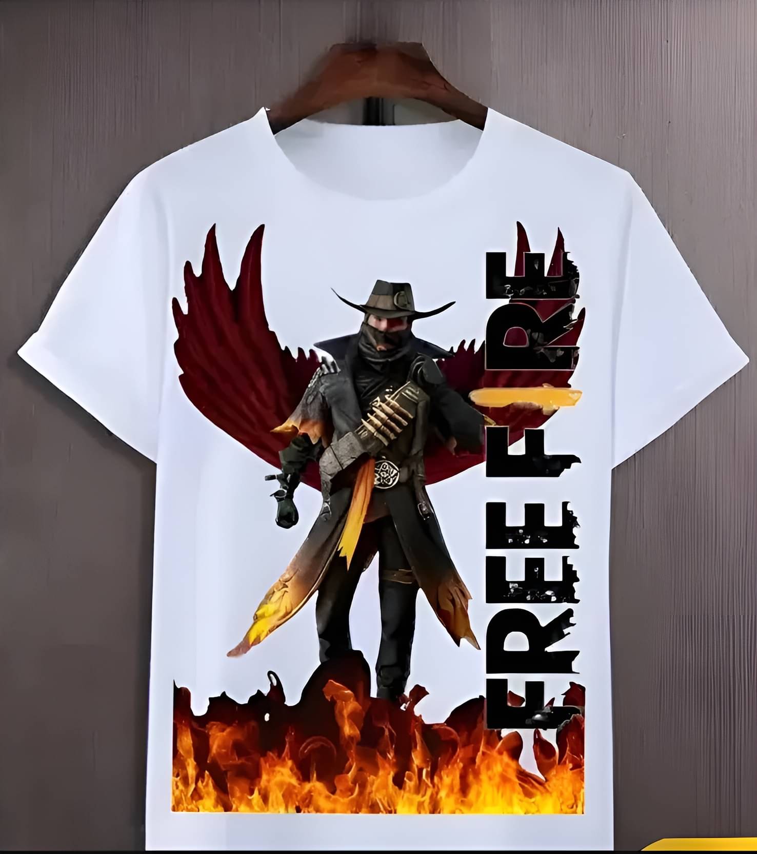     			GAYU Men Polyester Regular Fit Printed T-Shirt ( White )