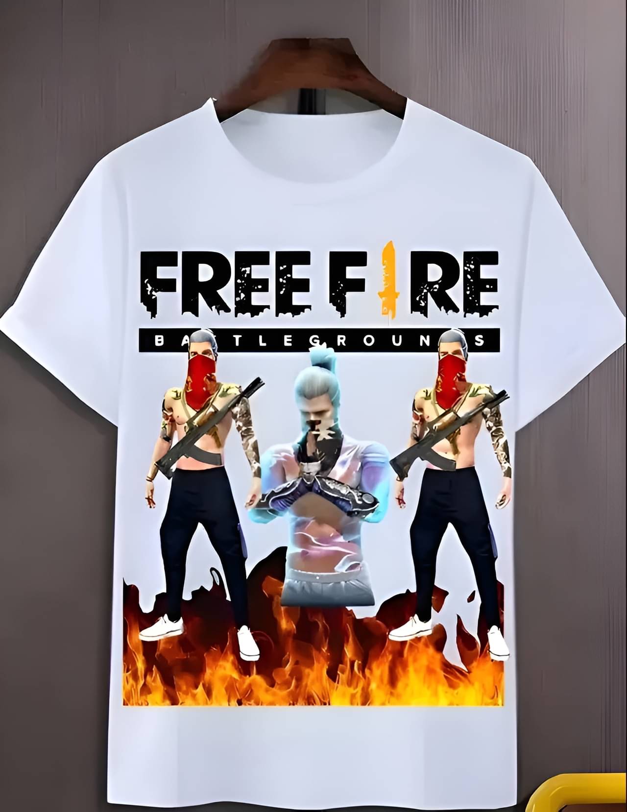     			GAYU Men Polyester Regular Fit Printed T-Shirt ( White )