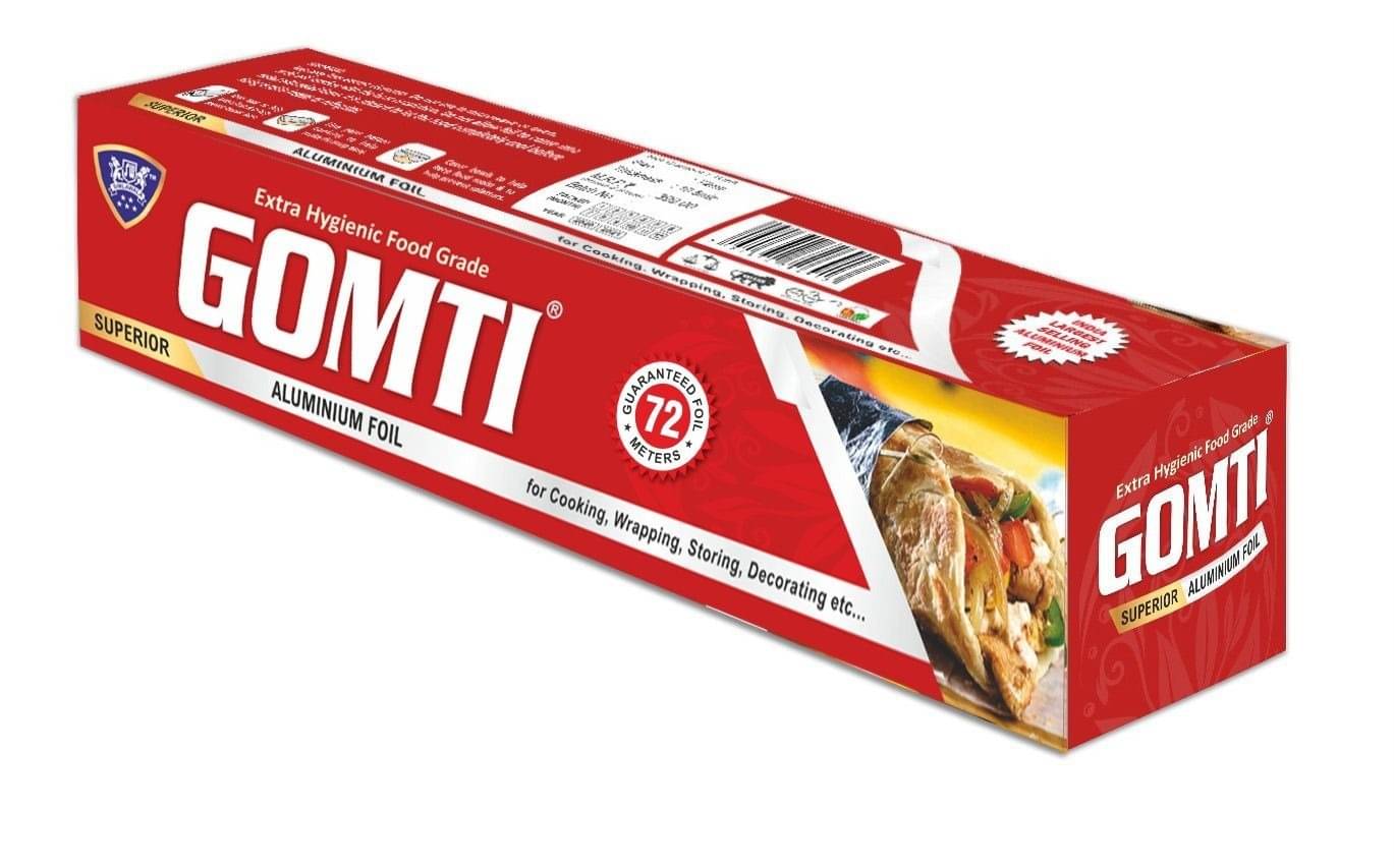     			GOMTI Aluminium Foil 72m | 11 Micron | Heavy Duty Kitchen Roll