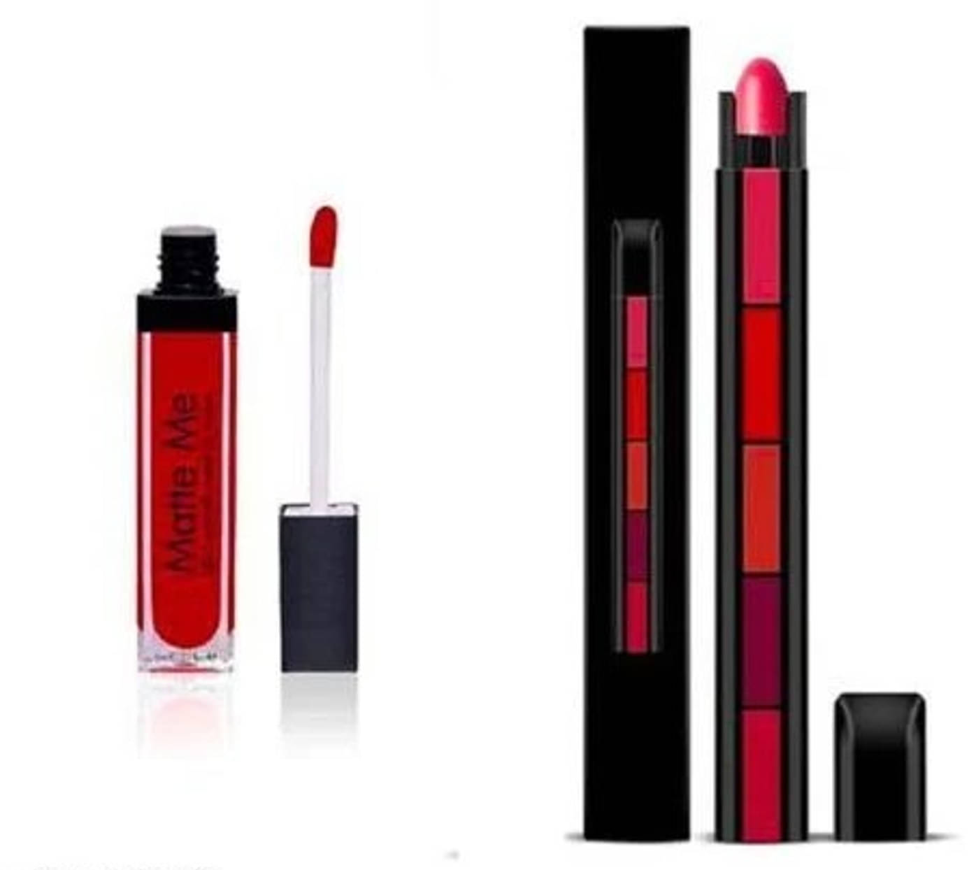     			Generic Maroon,Red Matte Long Lasting Liquid Lipstick ( Pack of 3 )