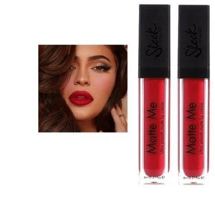     			Generic Red Matte Long Lasting Liquid Lipstick ( Pack of 2 )