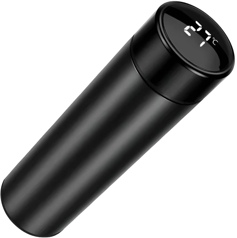     			Generic Water Bottle Black Steel Water Bottle 500 mL ( Set of 1 )