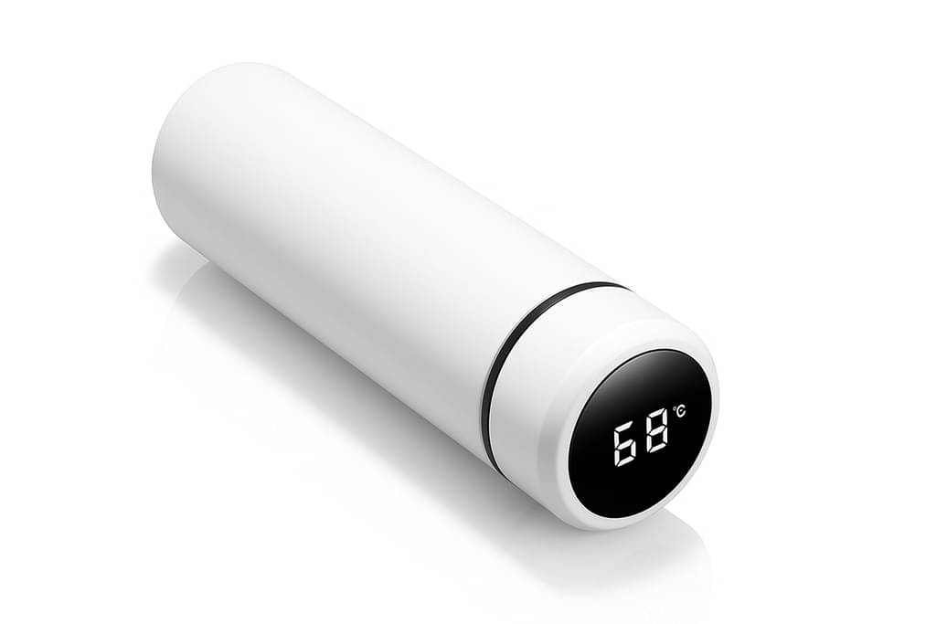    			Generic Water Bottle White Steel Water Bottle 500 mL ( Set of 1 )