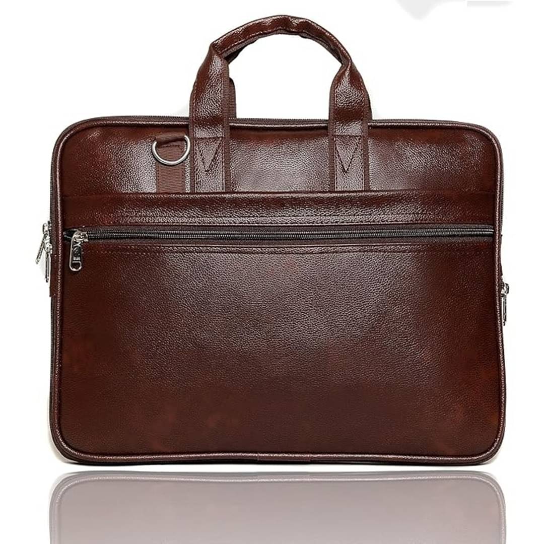     			Generice Brown P.U Office Bag