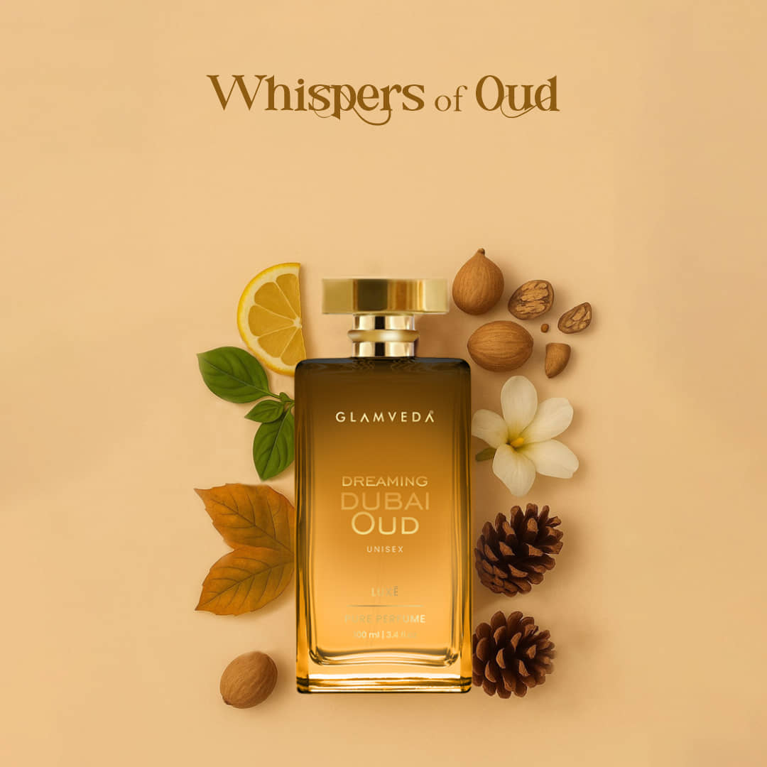 Glamveda Dreaming Dubai Oud - Luxe Pure Perfume Long-Lasting, 100ml